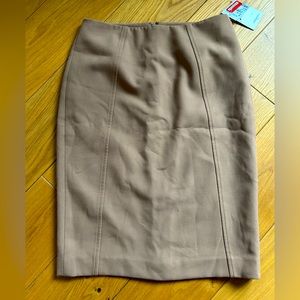 New Halogen Tan Pencil Skirt